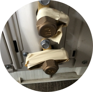 配管養生もしっかりと